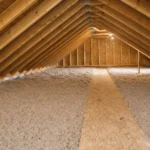 Completed attic insulation top-up